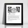 Custom Photo Soul Mate Personalized Picture Frame Couple Anniversary Gift, Valentines Day Gift HA75 920094