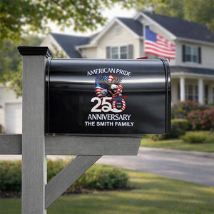 Personalized American Pride Patriotic 250th Anniversary Eagle 1776–2026 Mailbox Decal HO82 901016