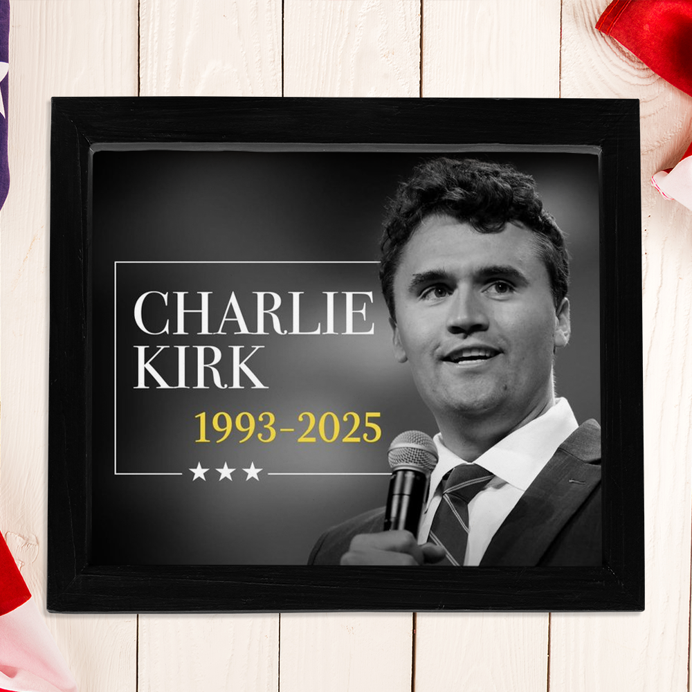 Charlie Kirk Memorial Pictrure Frame TH10 64413