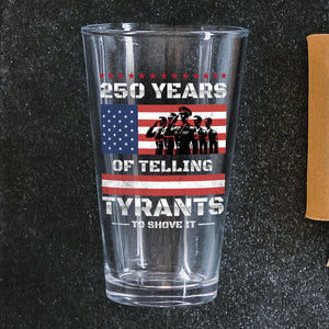 250 Years USA 250th Anniversary America Celebration Beer Glass CH07 896748