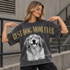 Personalized Vintage Photo Best Dog Dad, Dog Mom Ever Shoulder to Shoulder Comfort Shirt HA75 919562