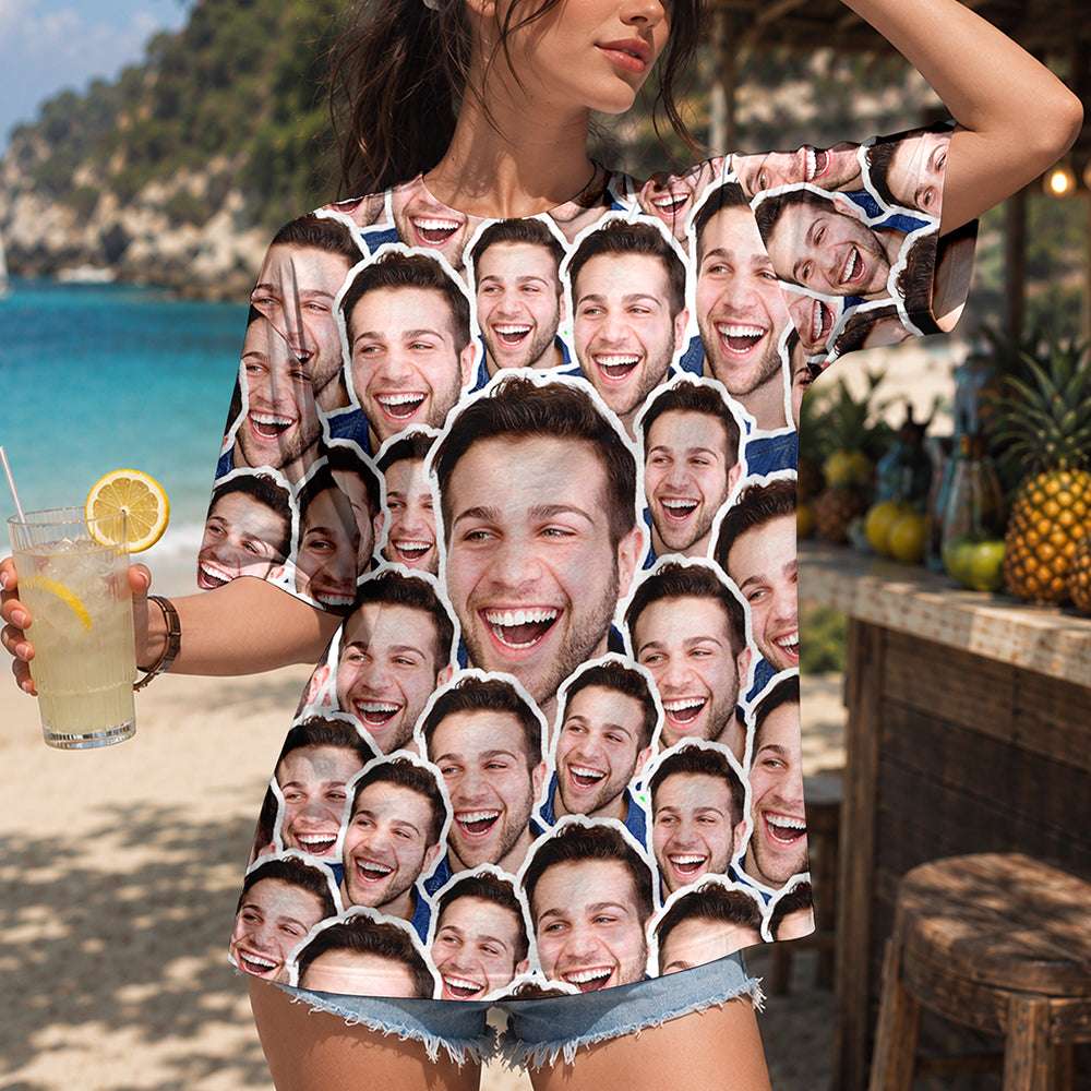 Custom Face Funny 3D Shirt Gift for Family & Friends HA75 922008