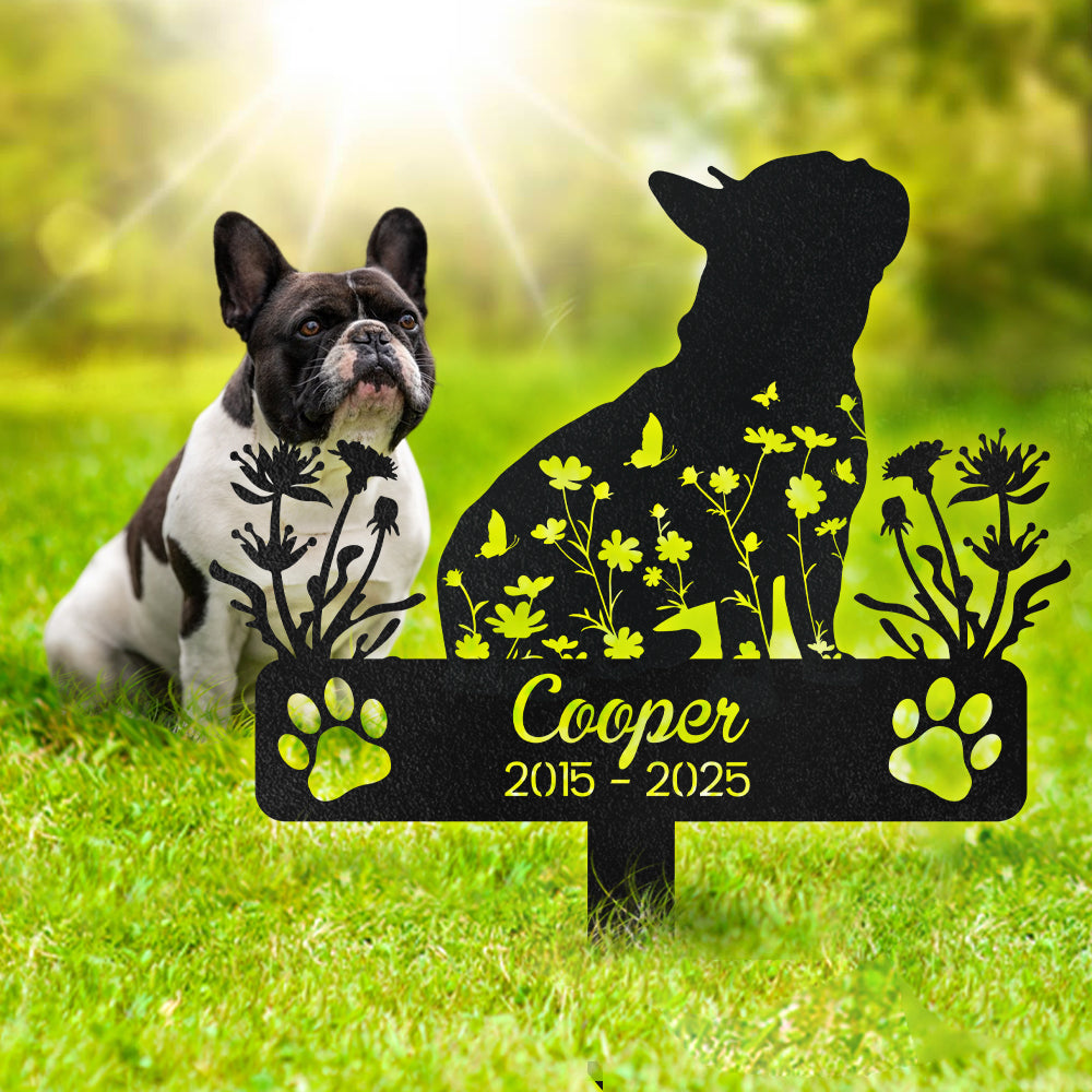 Personalized Dog Garden Stake Memorial Gift For Dog Lovers CH07 896292