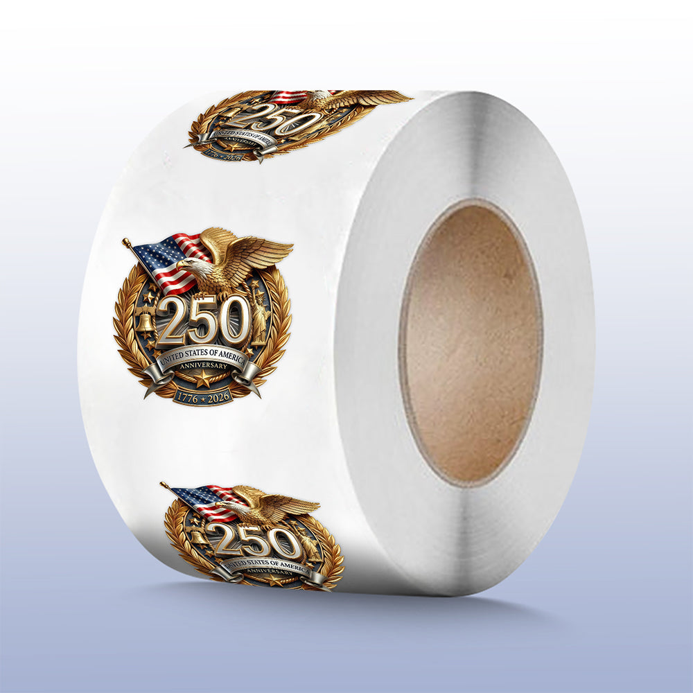 America 250th Anniversary Roll Sticker CH07 910596