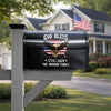 Personalized Patriotic 250th Anniversary God Bless America Eagle 1776–2026 Mailbox Decal HO82 901008