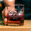 Custom Photo Happy Father's Day Family Whiskey Glass TH10 892867