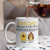 Dog Dad The Man The Myth The Snack Dealer White Mug Personalized Gift For Dog Dad HO82 893702