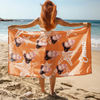 Custom Photo Starfish With Names Personalized Beach Towels HO82 894278