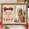 Custom Pet Photo Wooden Memorial Plaque, Gift For Dog And Cat Lovers HO82 894320
