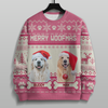 Custom Photo Merry Woofmas Feliz Navidog Ugly Sweater Christmas Gift For Dog Lovers CH07 896442
