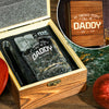 My Favorite People Call Me Papa Engraved Whiskey Glass Set with Wooden Box HA75 898036