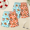 Custom Photo Paw Pattern Beach Shorts - Custom Funny Pet Lover Gift CH07 910558