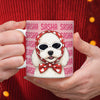 Custom Dog Photo Watercolor Print Full Mug - Personalized Pet Mug, Custom Dog Lover Gift for Family & Friends CH07 180094