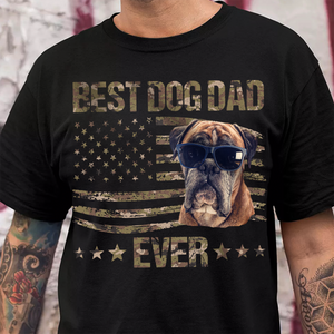 Custom Dog Photo Best Dog Dad Ever Shirt TH10 892821