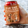 Custom Photo Dog Dad The Man The Myth The Snack Dealer Dog Leather Can Cooler Holder Gift For Dog Lovers HO82 894104