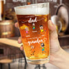 Custom Photo First Dad Now Grandpa Beer Glass For Dad And Grandpa TH10 892803