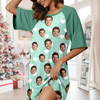 Custom Face Nightgown Valentine's Day Gift For Wife, Girlfriend CH07 910362