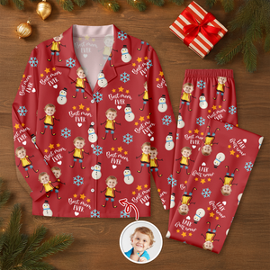 Custom Face Kid Best Mom Ever, Best Dad Ever Pajamas HA75 892876