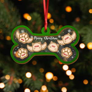 Custom Dog Cat Bone Christmas Shaker Ornament Dog Cat In Heaven Ornament CH07 896926