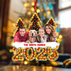 Custom Family Photo Christmas Light Acrylic Ornament CH07 899162