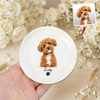 Custom Pet Photo Ring Dish Gift For Dog And Cat Lovers HO82 901098
