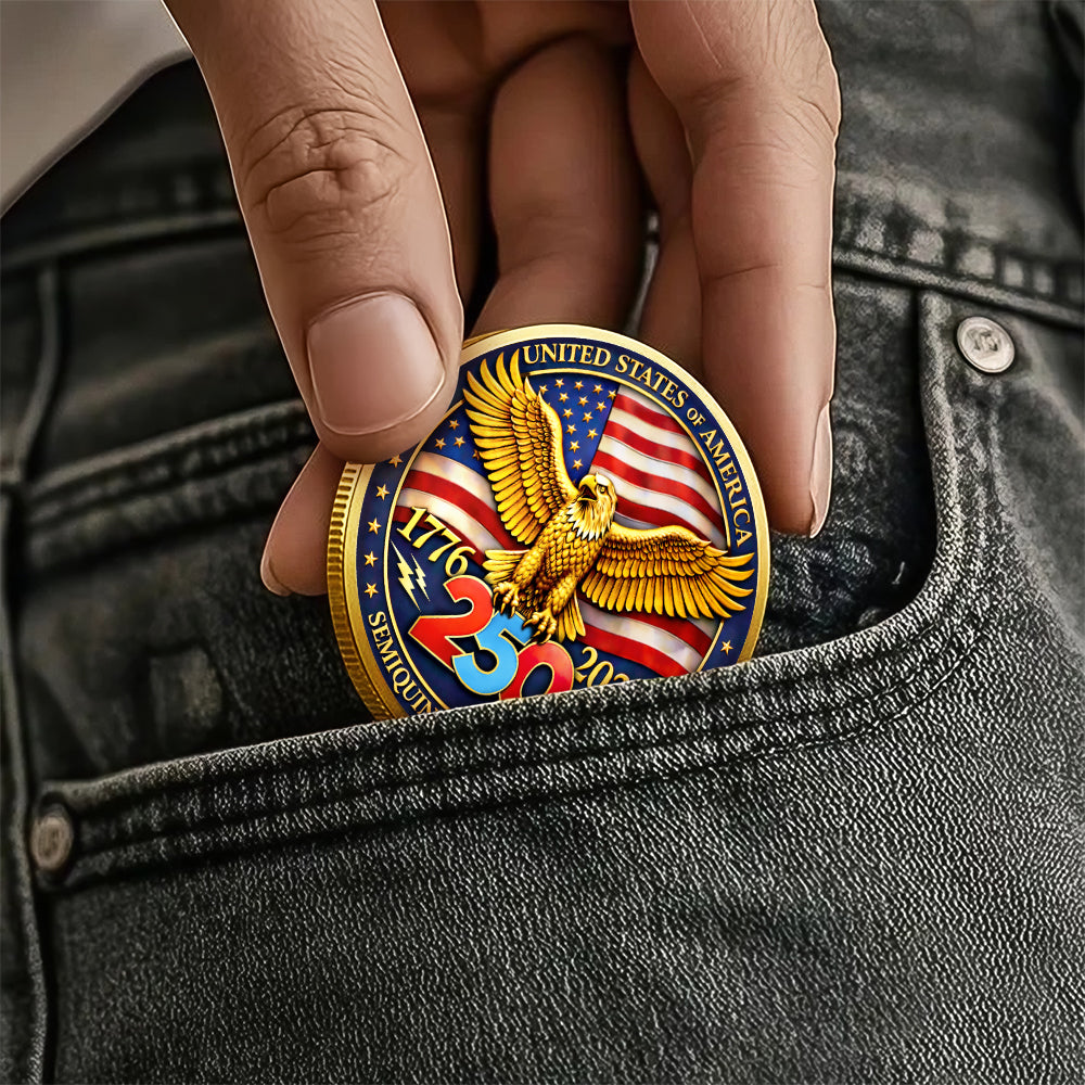United States Of America 1776-2026 Semiquincentennial Commemorative Challenge Coin HA75 920780