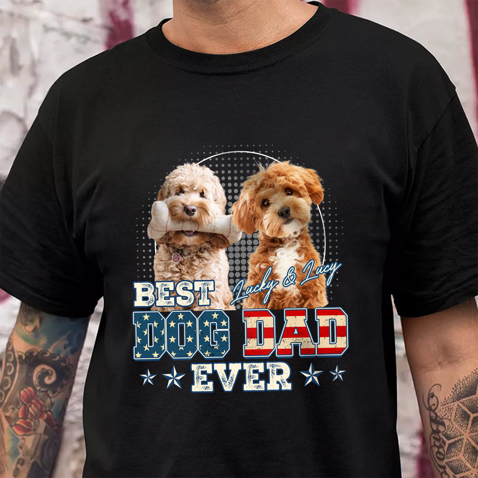 Custom Photo Best Dog Dad Ever Dog Shirt Gift For Dad HO82 893928