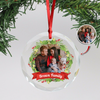 Custom Family Crystal Photo - Personalized Glass Ornament For Christmas TH10 894829