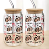 Custom Boyfriend Girlfriend Photo I Love You Glass Can With Lid Valentine's Day TH10 896925
