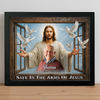 Custom Photo Safe In The Arms Of Jesus Memorial Picture Frame LM32 893901