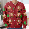 Custom Face Xmas Elves Cardigan Gift For Family HO82 900270