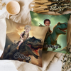 Custom Cute Kid Photo Riding Dinosaur Pillow Personalized Gift For Daughter Son CH07 895712