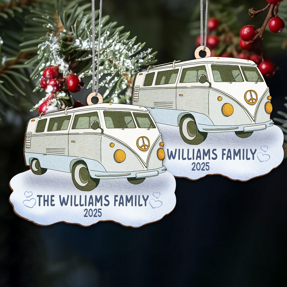 Personalized Camping Car Wooden Ornament For Camping Lover TH10 894935