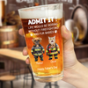 Custom Photo Life Would Be Boring Without Firefighting & Fur Baby Beer Glass For Dog Cat Lovers HO82 893776
