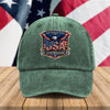 Personalized Faith, Family & Freedom America 250 Years Washed Denim Baseball Cap HA75 921018