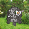 Custom Photo Your Pawprints Stay In My Heart Memorial Dog Garden Stake HA75 892772