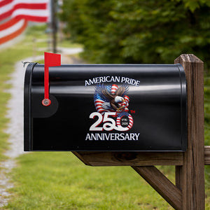 Personalized American Pride Patriotic 250th Anniversary Eagle 1776–2026 Mailbox Decal HO82 901016