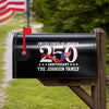 250th Anniversary United States of America Flag Personalized Mailbox Decal HA75 898992