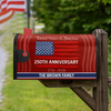 Custom Family Name USA 250th Anniversary Mailbox Cover HO82 900922