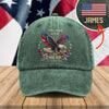 Custom Name America 250 Years Anniversary Eagle Embroidered Baseball Cap HO82 901698