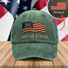 Custom Name USA Flag Hat 250th Anniversary 1776–2026 Patriotic Embroidered Baseball Cap HA75 898808