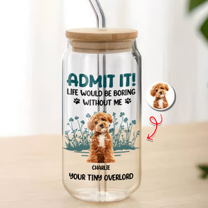 Custom Photo Admit It - Personalized Glass Can With Lid HO82 894670