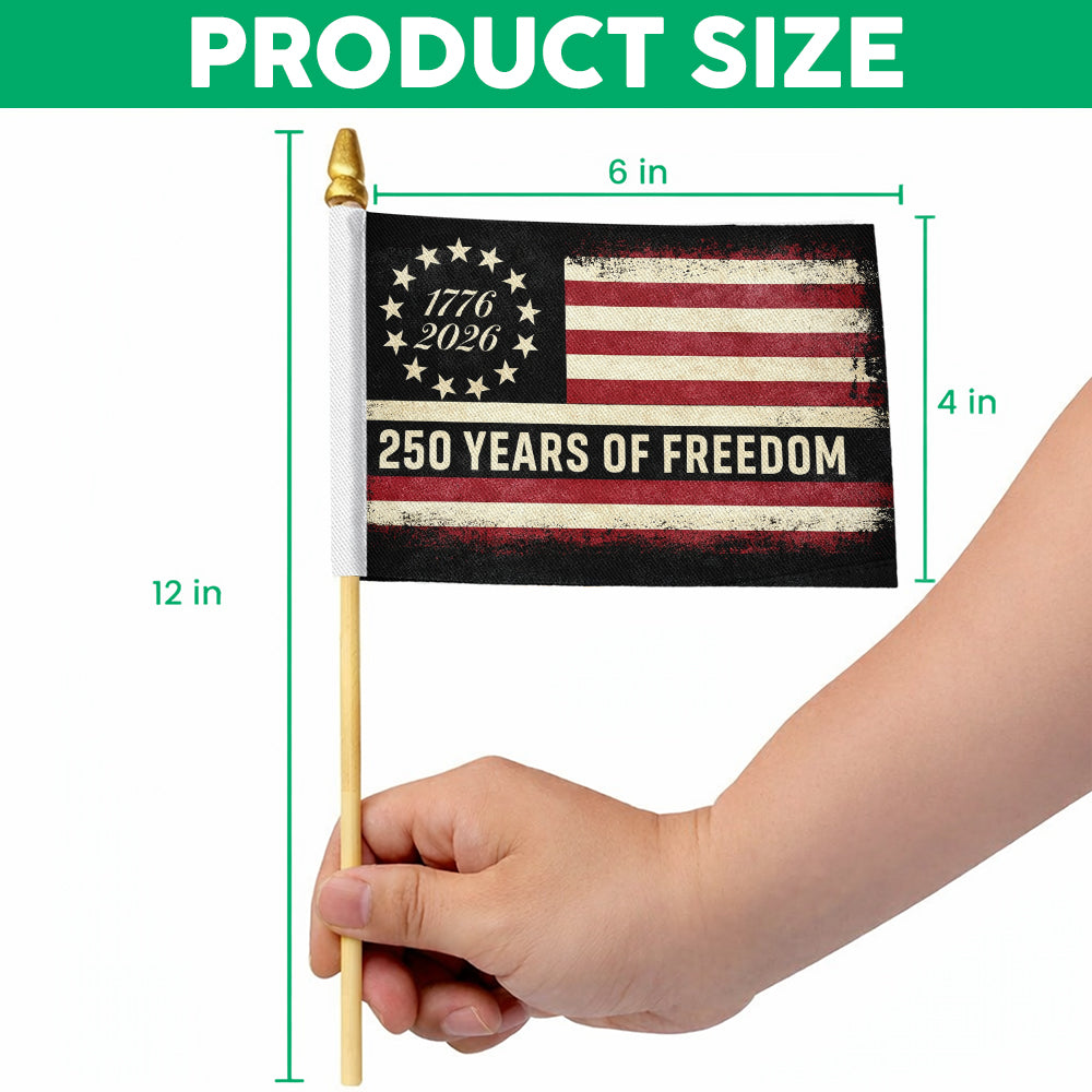 Small Parades 250 Years American Betsy Ross Handheld Flag HO82 900956