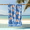 Custom Photo Starfish With Names Personalized Beach Towels HO82 894278