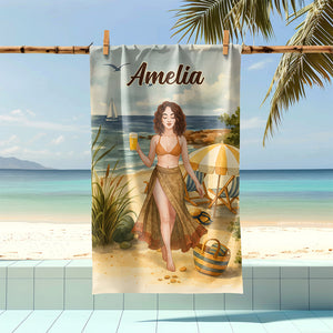 Custom Name Beach Towel For Beach Lover Summer Gift TH10 894043