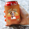 Personalized Dog Photo Best Dog Mom Ever Leather Can Cooler Holder TH10 894111