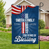 American Patriotic Flag, 250 Years of Blessing God 1776 2026 Garden Flag HA75 898776