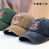 Custom Photo Freedom Vintage Washed Denim Baseball Cap HO82 901228