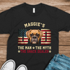 Custom Photo Dog - Dog's Dad The Man The Myth The Dealer American Flag Dad Shirt HA75 892946