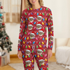 Custom Photo Cat With Colorful Christmas Lights Sleepwear HO82 900030